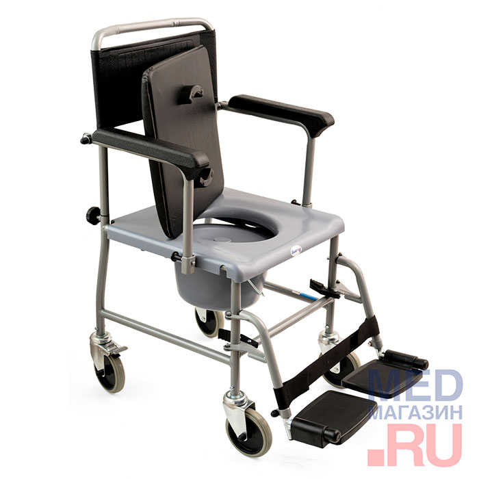 Кресло-каталка с туалетным устройством W2 (5019W2P)