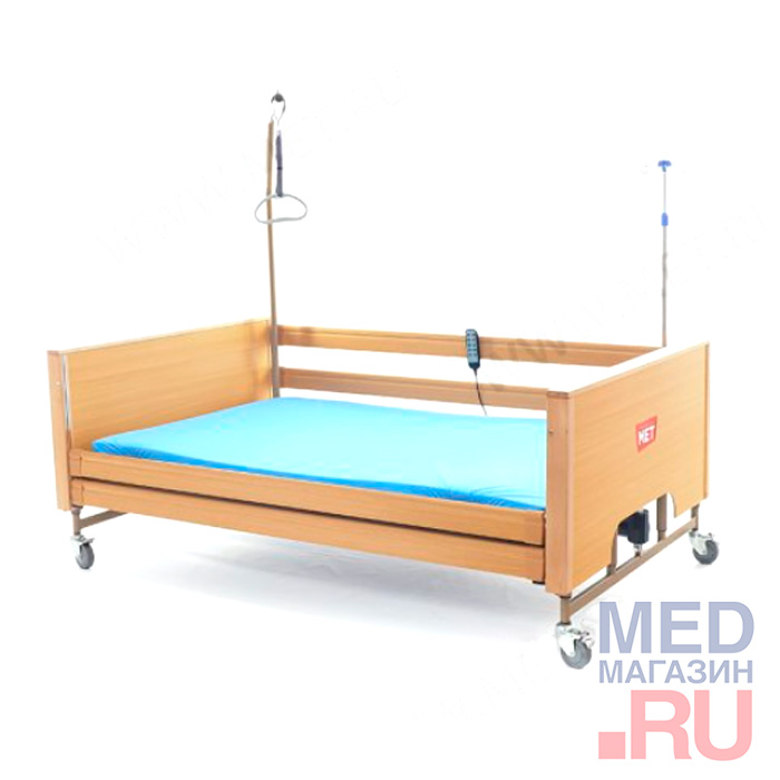 Кровать медицинская электрическая MET LARGO, ширина 120см