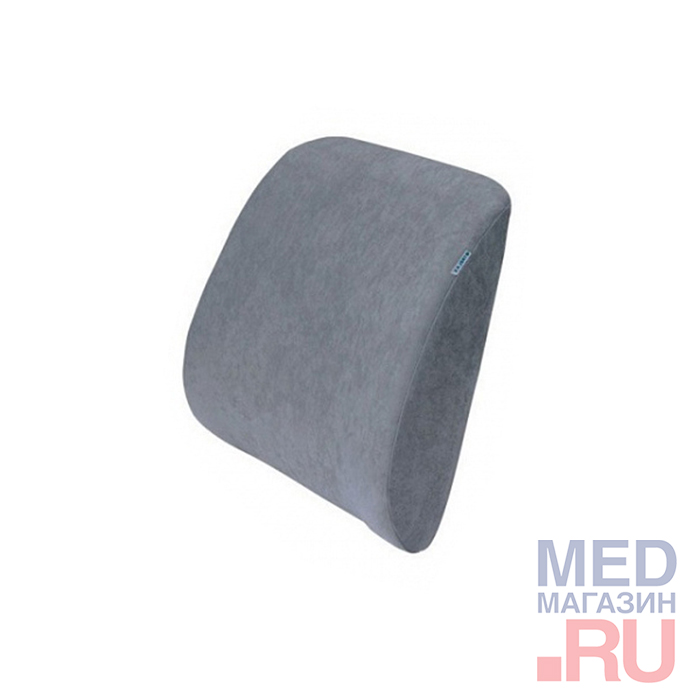 Ортопедическая подушка под спину Артикул П-04: цвет - серый